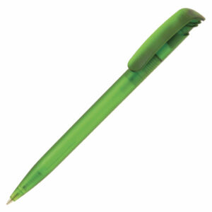 Koda frost promotional pens in green on a white background